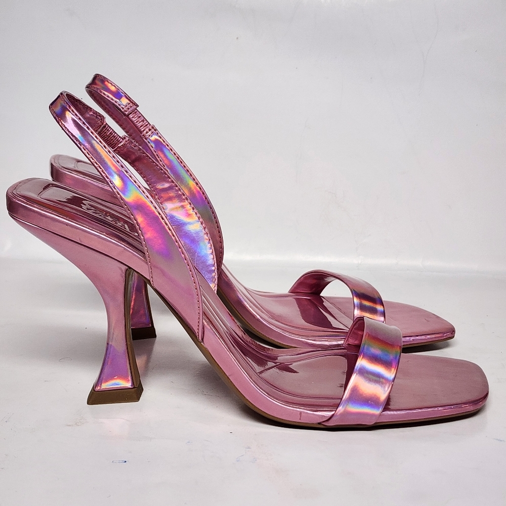 Zara Holographic Pink Heels size 39